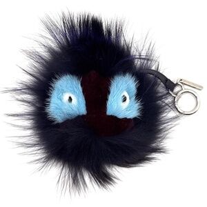 Fendi Bag Charm - Dark Blue, Purple & Turquoise